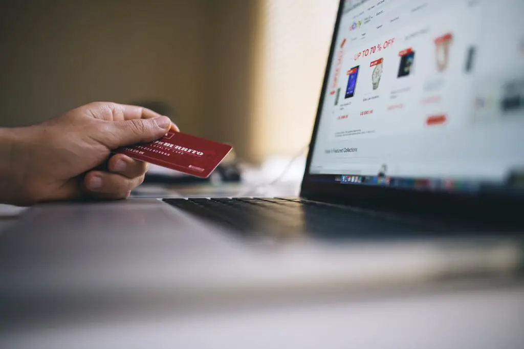 credit card shopping online 