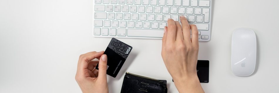keypad and credit card