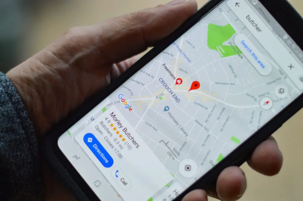 location based marketing using Google maps
